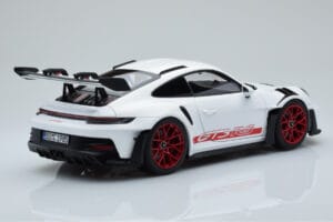 Porsche 911 992 GT3 RS Blanc Pyro Rouge Norev 1:18 187352 Métal Moulé — image 3 sur 8