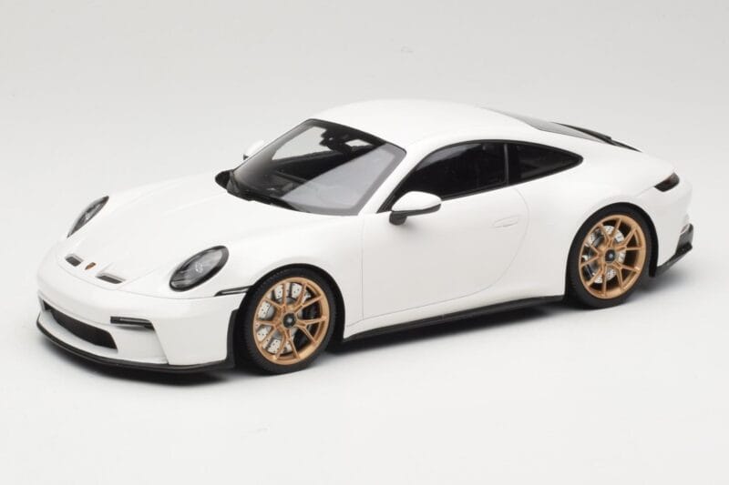 Porsche 911 992 GT3 Touring Blanc Neodyme Wheels Minichamps 1:18 117069022 Métal Moulé