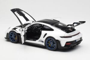 Porsche 911 992 GT3 Weissach Package Blanc & Bleu Indigo Norev 1:18 187353 Métal Moulé — image 5 sur 8