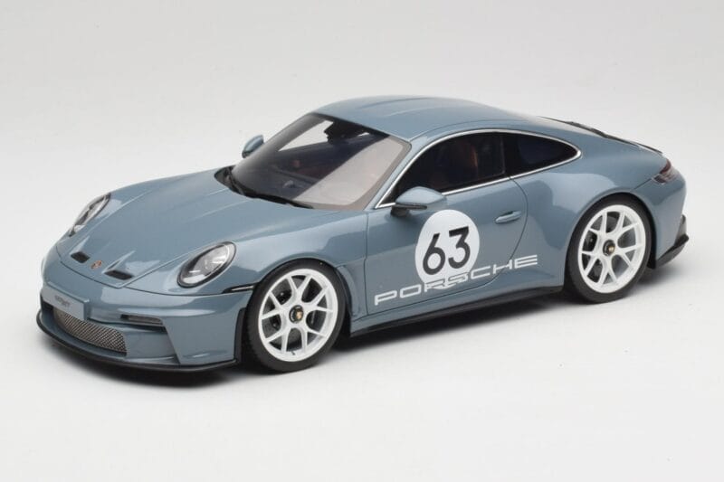 Porsche 911 992 ST Gentian Blue Metallic GT Spirit 1:18 GT491 Résine