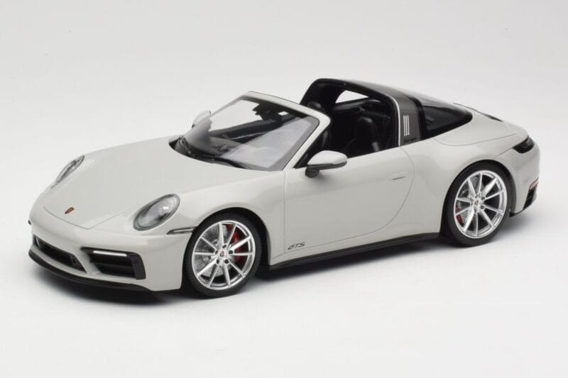 Porsche 911 992 Targa 4 GTS Gris Minichamps 1:18 155061064 Métal Moulé