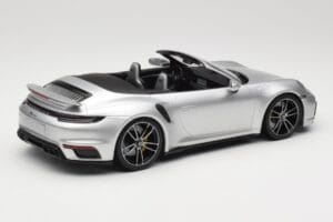 Porsche 911 992 Turbo S Cabriolet Argent Minichamps 1:18 155069082 Métal Moulé — image 2 sur 6