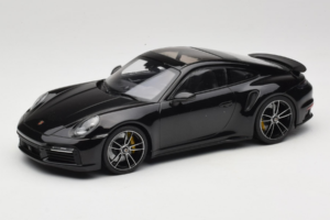 Porsche 911 992 Turbo S Noir Minichamps 1:18 WAP02117BOL002 Métal Moulé