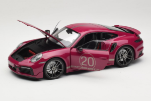 Porsche 911 992 Turbo S Coupe Sport Design Rouge Minichamps 1:18 113069075 Métal Moulé — image 2 sur 8