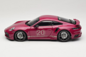 Porsche 911 992 Turbo S Coupe Sport Design Rouge Minichamps 1:18 113069075 Métal Moulé — image 4 sur 8