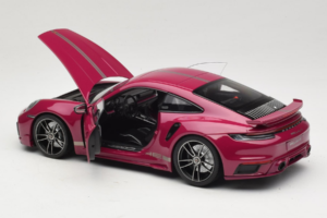 Porsche 911 992 Turbo S Coupe Sport Design Rouge Minichamps 1:18 113069075 Métal Moulé — image 5 sur 8