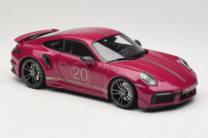 Porsche 911 992 Turbo S Coupe Sport Design Rouge Minichamps 1:18 113069075 Métal Moulé — image 6 sur 8