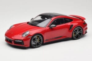 Porsche 911 992 Turbo S Rouge Minichamps 1:18 155069070 Métal Moulé