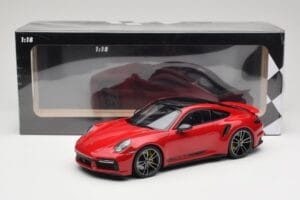 Porsche 911 992 Turbo S Rouge Minichamps 1:18 155069070 Métal Moulé — image 6 sur 6