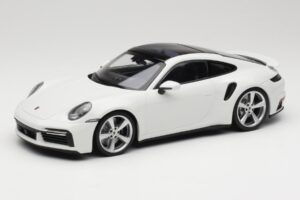 Porsche 911 Turbo S 992 Blanc Minichamps 1:18 WAP0211620RTRB Métal Moulé