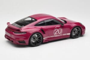 Porsche 911 992 Turbo S avec Sport Design Package Rouge Minichamps 1:18 155069172 Métal Moulé — image 2 sur 6