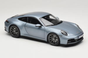 Porsche 911 992.2 Carrera Polar Silver Metallic Norev 1:18 187170 Métal Moulé — image 6 sur 8