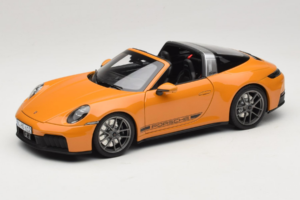 Porsche 911 992.2 Targa 4 GTS Bahama Yellow Norev 1:18 187190 Métal Moulé