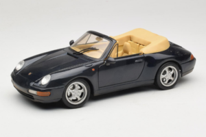 Porsche 911 993 Cabriolet Bleu Foncé Tchibo 1:18 46619 Métal Moulé
