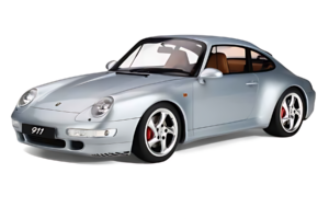Porsche 911 993 Carrera 4S Argent GT Spirit 1:8 GTS801901 Résine