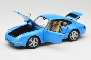 Porsche 911 993 Carrera Blue Metallic AUTOart 1:18 78133 Métal Moulé — image 2 sur 8