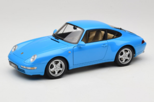 Porsche 911 993 Carrera Blue Metallic AUTOart 1:18 78133 Métal Moulé