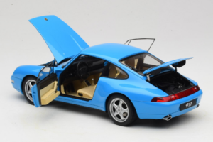 Porsche 911 993 Carrera Blue Metallic AUTOart 1:18 78133 Métal Moulé — image 5 sur 8