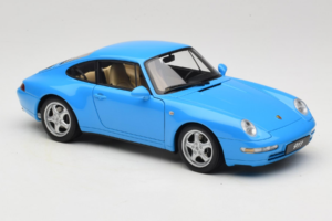 Porsche 911 993 Carrera Blue Metallic AUTOart 1:18 78133 Métal Moulé — image 6 sur 8