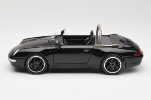 Porsche 911 993 Carrera Cabriolet Noir Bburago 1:18 3090-M1 Métal Moulé — image 4 sur 8
