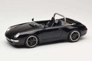 Porsche 911 993 Carrera Cabriolet Noir Bburago 1:18 3090-M1 Métal Moulé