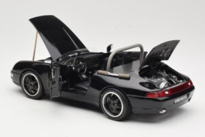 Porsche 911 993 Carrera Cabriolet Noir Bburago 1:18 3090-M1 Métal Moulé — image 5 sur 8