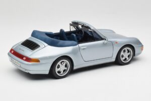 Porsche 911 993 Carrera Cabriolet Argent Maisto 1:18 100299-M1 Métal Moulé — image 3 sur 8