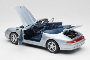 Porsche 911 993 Carrera Cabriolet Argent Maisto 1:18 100299-M1 Métal Moulé — image 5 sur 8