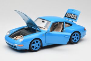 Porsche 911 993 Carrera Bleu Bburago 1:18 3060 Métal Moulé — image 2 sur 8