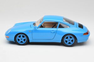 Porsche 911 993 Carrera Bleu Bburago 1:18 3060 Métal Moulé — image 4 sur 8
