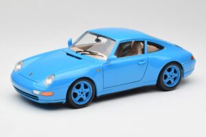 Porsche 911 993 Carrera Bleu Bburago 1:18 3060 Métal Moulé