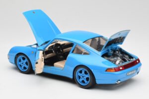 Porsche 911 993 Carrera Bleu Bburago 1:18 3060 Métal Moulé — image 5 sur 8