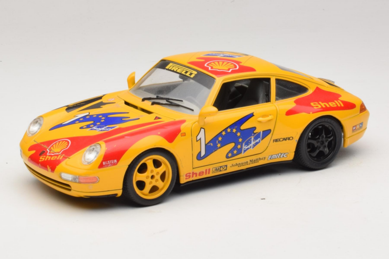 Porsche 911 993 Carrera Cup #1 1993 Bburago 1:18 3050-P1 Métal Moulé
