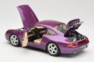 Porsche 911 993 Carrera Violet Bburago 1:18 3060-M2 Métal Moulé — image 5 sur 8