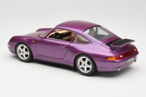 Porsche 911 993 Carrera Violet Bburago 1:18 3060-M2 Métal Moulé — image 7 sur 8
