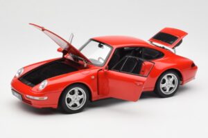Porsche 911 993 Carrera Rouge AUTOart 1:18 78132 Métal Moulé — image 2 sur 8