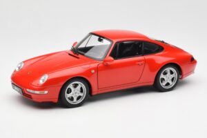 Porsche 911 993 Carrera Rouge AUTOart 1:18 78132 Métal Moulé