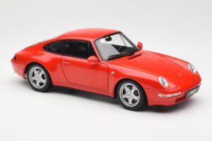 Porsche 911 993 Carrera Rouge AUTOart 1:18 78132 Métal Moulé — image 6 sur 8