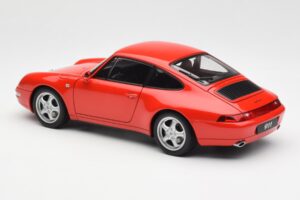 Porsche 911 993 Carrera Rouge AUTOart 1:18 78132 Métal Moulé — image 7 sur 8