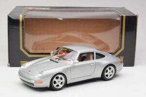 Porsche 911 993 Carrera Argent Bburago 1:18 3050-M1 Métal Moulé — image 2 sur 8