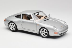 Porsche 911 993 Carrera Argent Bburago 1:18 3050-M1 Métal Moulé — image 6 sur 8