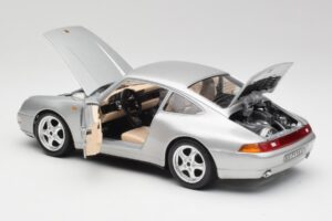 Porsche 911 993 Carrera Argent Bburago 1:18 3050-M1 Métal Moulé — image 7 sur 8