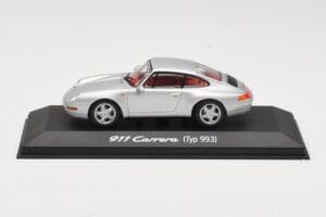 Porsche 911 993 Carrera Argent Minichamps 1:43 WAP02003597 Métal Moulé