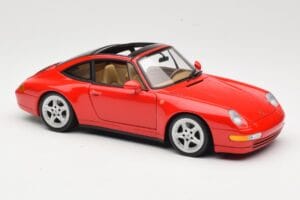 Porsche 911 993 Carrera Targa Rouge UT Models 1:18 27821 Métal Moulé — image 6 sur 8