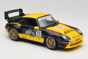 Porsche 911 993 GT2 #55 Noir & Jaune Anson 1:18 30325-W Métal Moulé — image 4 sur 6