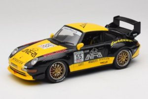 Porsche 911 993 GT2 #55 Noir & Jaune Anson 1:18 30325-W Métal Moulé
