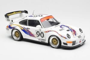 Porsche 911 993 GT2 #90 Vert / Franco / K. Koen Daytona 24 Hours 1998 UT Models 1:18 39813 Métal Moulé — image 6 sur 8