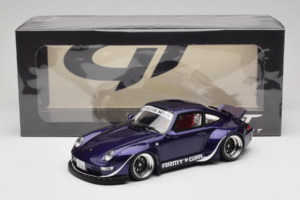 Porsche 911 993 RWB Army Girl Violet GT Spirit 1:18 GT562 Résine — image 6 sur 6