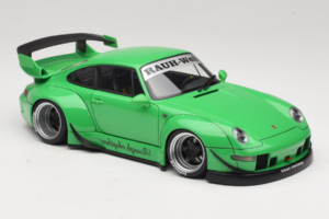 Porsche 911 993 RWB Vert Gun Grey Wheels AUTOart 1:18 78151 Composite — image 6 sur 8