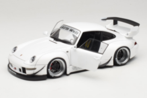 Porsche 911 993 RWB Blanc Gun Grey Wheels AUTOart 1:18 78150 Composite — image 2 sur 8